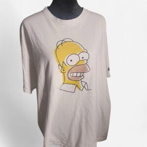 Simpsons x Neff Homer Simpson white shirt X-Large